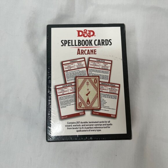 D&D Dungeons and Dragons Spellbook Cards Arcane - Picture 3 of 6